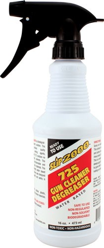 SLIP 2000 16OZ 725 GUN CLEANER - DEGREASER TRIGGER SPRAY BOTTLE