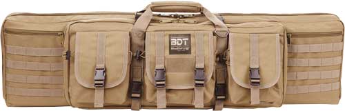 BULLDOG 36" DOUBLE TACTICAL CS - 3 LARGE ACCESS POCKETS TAN