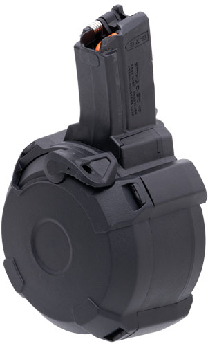 MAGPUL MAGAZINE PMAG 9MM - D-50 MP HK94/MP5 50RD DRUM BL