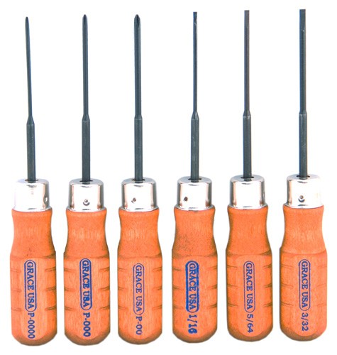 GRACE USA SCREWDRIVER SET - MICRO SET OF 6