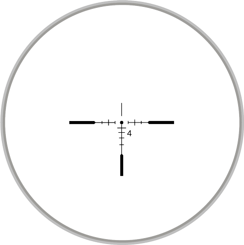 UTG SCOPE 1-8X28 30MM MRC/IE - BG4 RETICLE W/ACCU-SYNC RINGS - Image 2