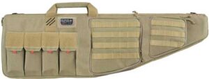 GPS TACTICAL AR CASE 42" TAN - W/EXTERNAL HANDGUN HOLDER