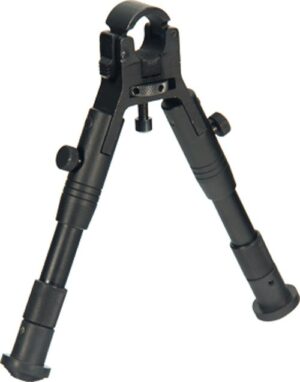 UTG BIPOD CLAMP ON CENTER HT - 6.2"-6.7" W/RUBBER FOOT PADS