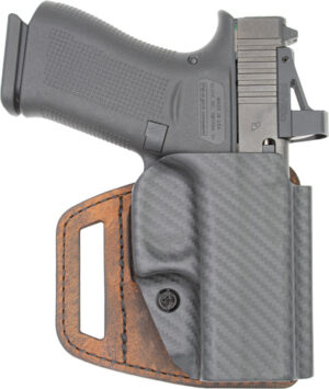 VERSACARRY VSLIDE HOLSTER OWB - HYBRID S&W MP SHIELD POLY/BRWN