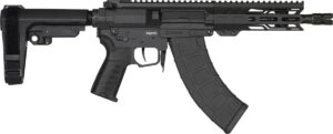 CMMG Banshee Mk47 Pistol - Black | 7.62x39 | 8" Barrel | 7" M-LOK Handguard | SBA3 Arm Brace