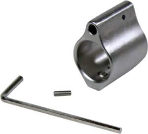 GUNTEC LOW PROFILE GAS BLOCK - .750 DIA STAINLESS STEEL
