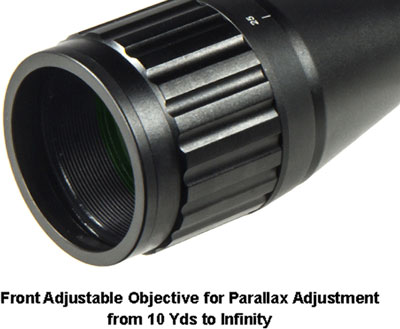 UTG SCOPE 6-24X50 1" AO - 36 COLOR ILLUMINATED MIL-DOT - Image 4