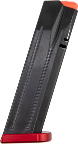 CZ MAGAZINE P-10F/P09/DWX 9MM - 19RD BLACK RED BASE PLATE